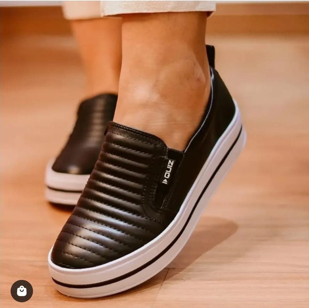 Tênis Casual Calce Fácil Dia Dia Trabalho Lazer Quiz Confortável 1